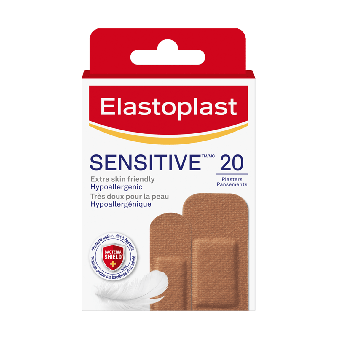 Elastoplast SensitiveTM Bandages For Medium Skin Tones